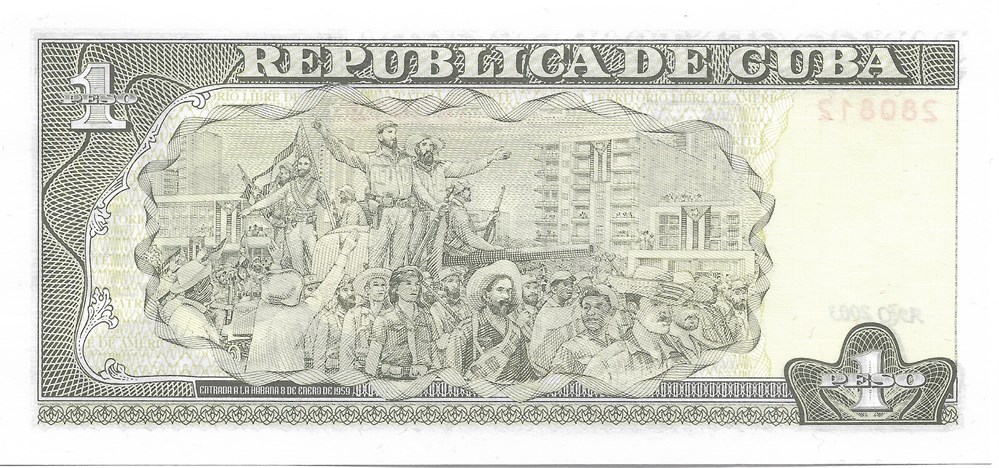 1 peso billets amerique centrale et caraibes cuba 1 peso