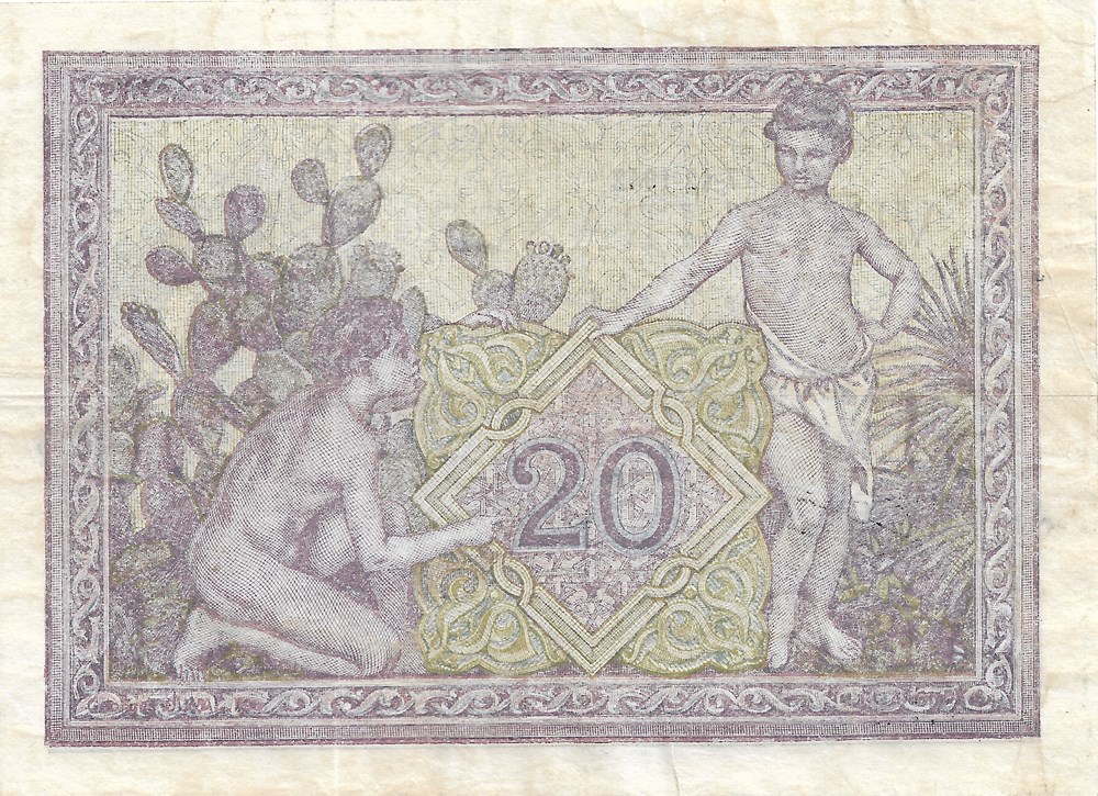 billets afrique algerie 20 francs