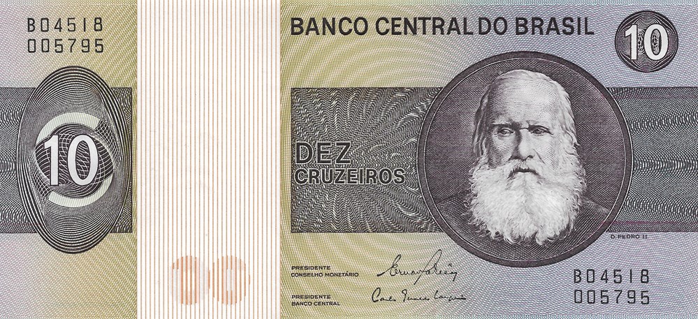 10 cruzeiros billets amerique du sud bresil 10 cruzeiros