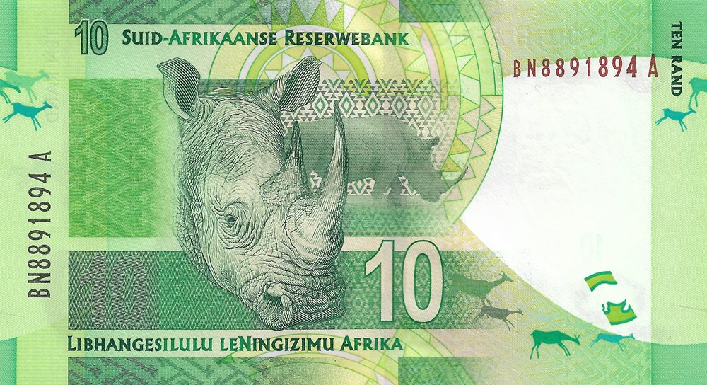 10 rand billets afrique du sud 10 rand