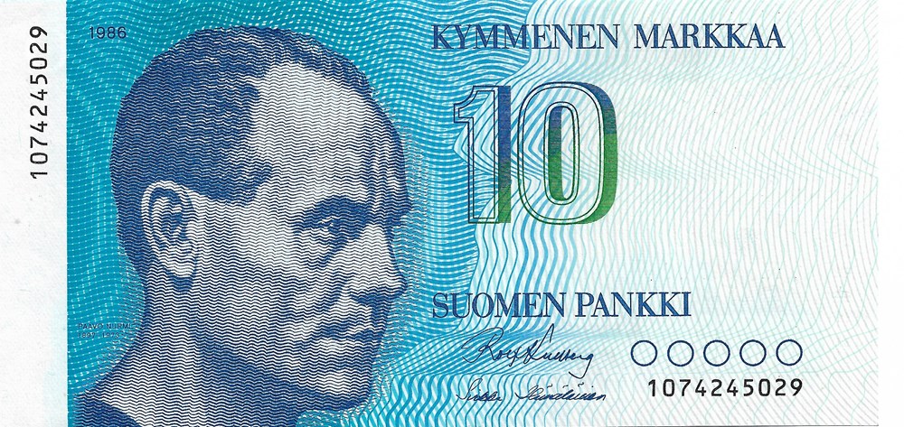 10 marks billets europe finlande 10 marks