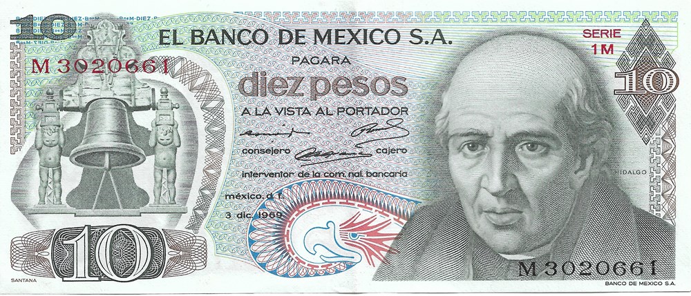 10 pesos billets amerique du nord mexique 10 pesos