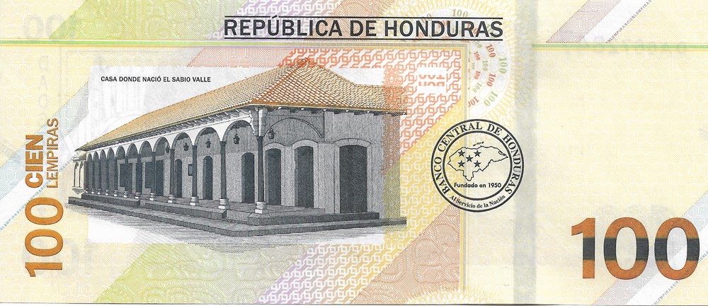 100 lempiras billets amerique centrale et caraibes honduras 100 lempiras