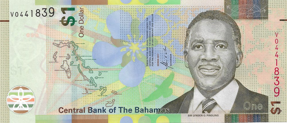 1 dollar billets amerique centrale et caraibes bahamas 1 dollar