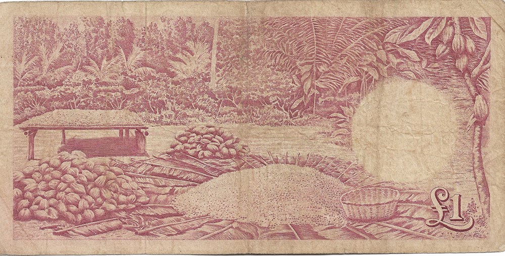 billets afrique ghana 1 livre