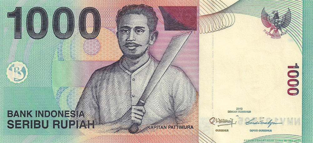 1.000 roupies billets asie indonesie 1 000 roupies