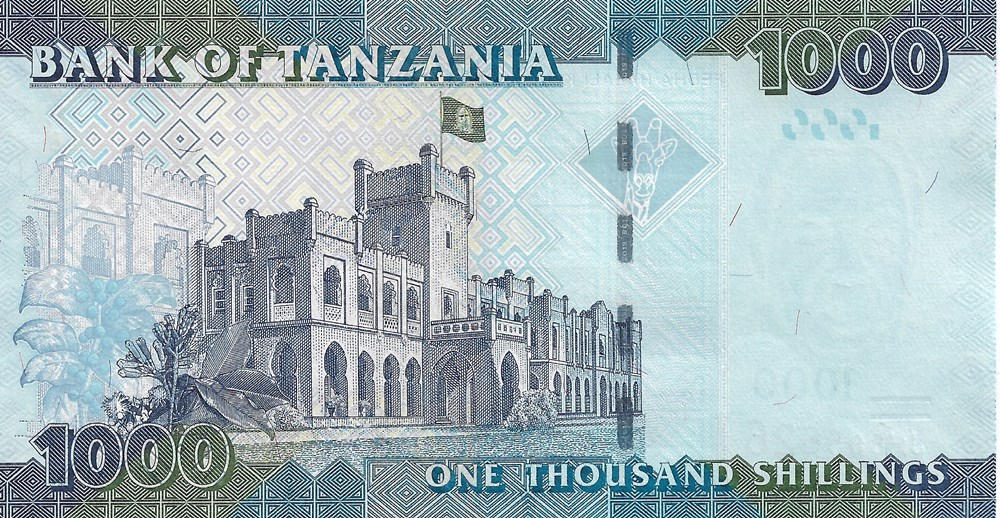 1.000 shillings billets afrique tanzanie 1 000 shillings
