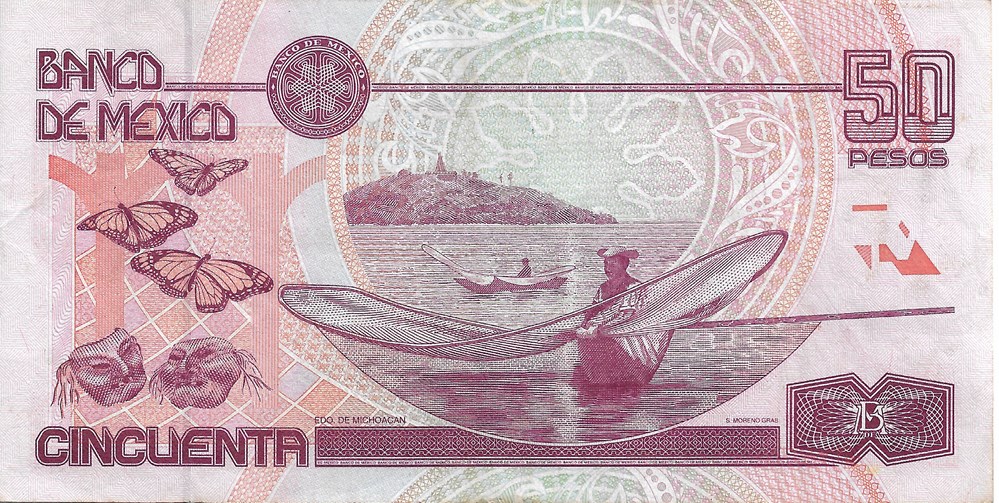 50 pesos billets amerique du nord mexique 50 pesos