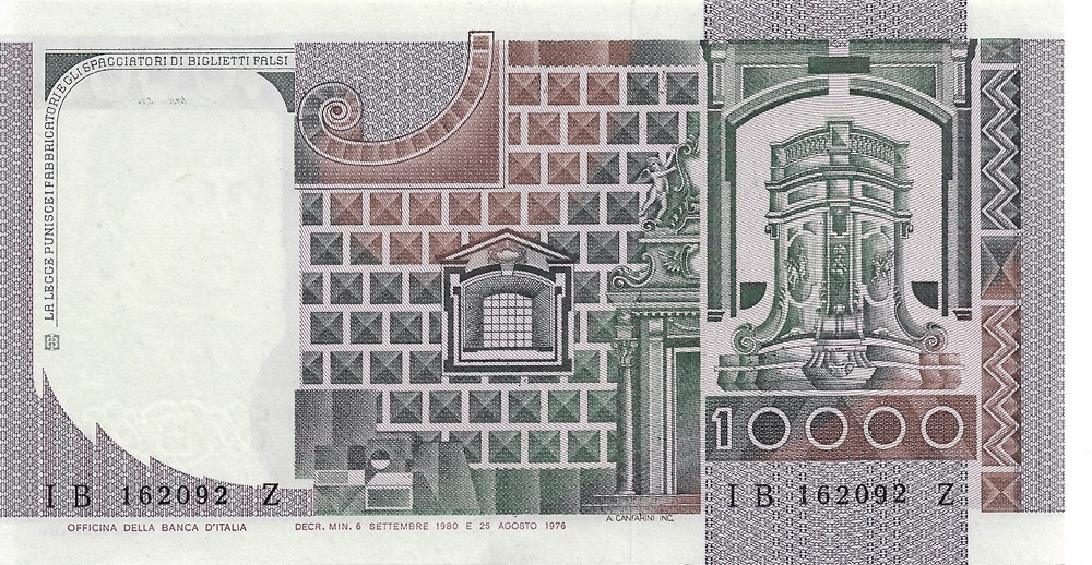 10.000 lires billets europe italie 10 000 lires