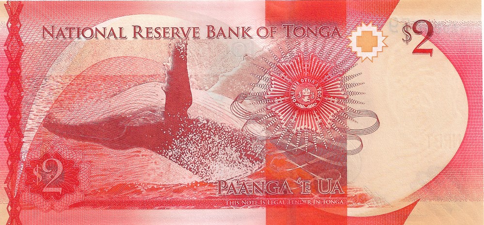 2 pa’anga billets oceanie tonga 2 pa anga