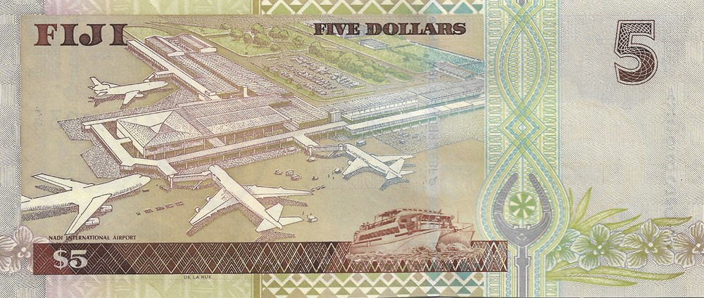 5 dollars billets oceanie fidji 5 dollars