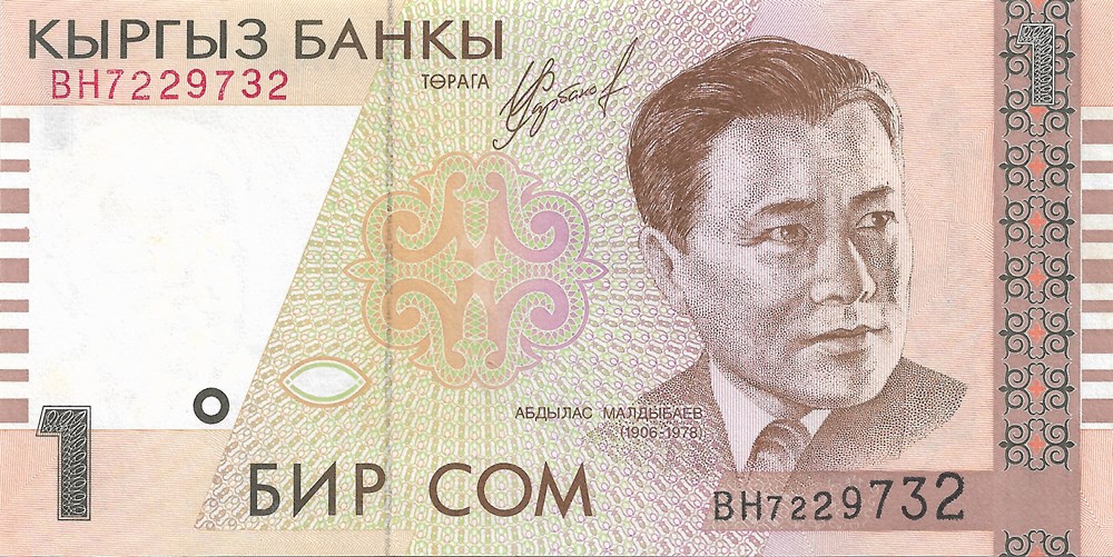 1 som billets asie kirghizistan 1 som