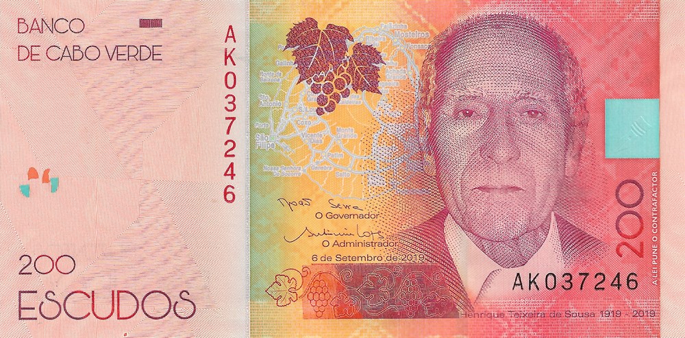 200 escudos billets afrique cap vert 200 escudos