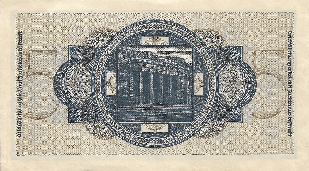 5 reichsmarks billets europe allemagne 5 reichsmarks