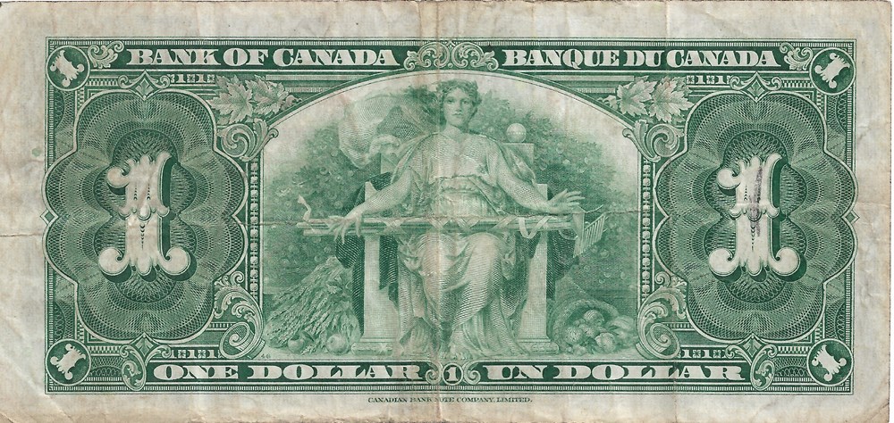 billets amerique du nord canada 1 dollar