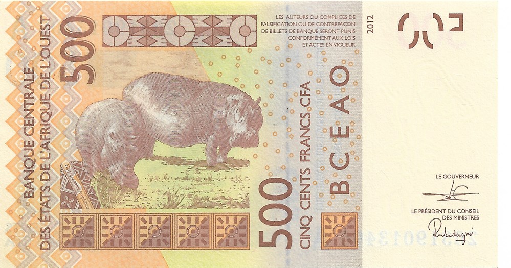 billets afrique cote d ivoire 500 francs cfa