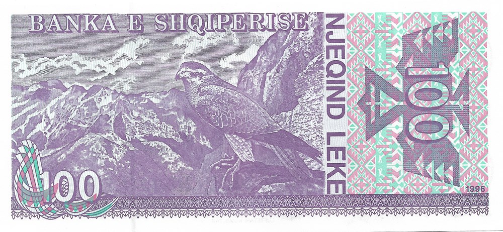 100 lek billets europe albanie 100 lek