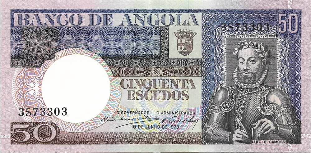 50 escudos billets afrique angola 50 escudos