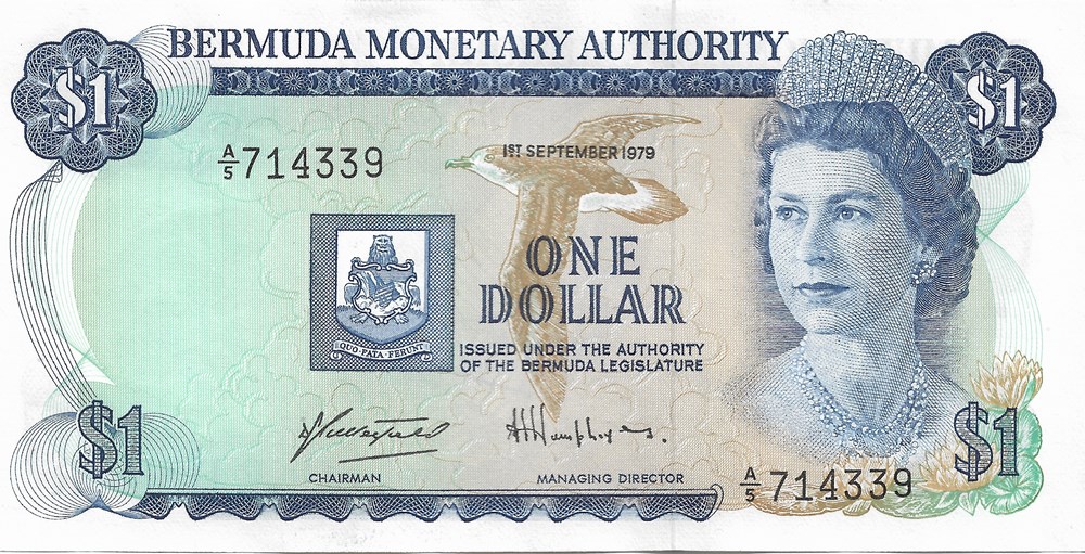 1 dollar billets amerique centrale et caraibes bermudes 1 dollar