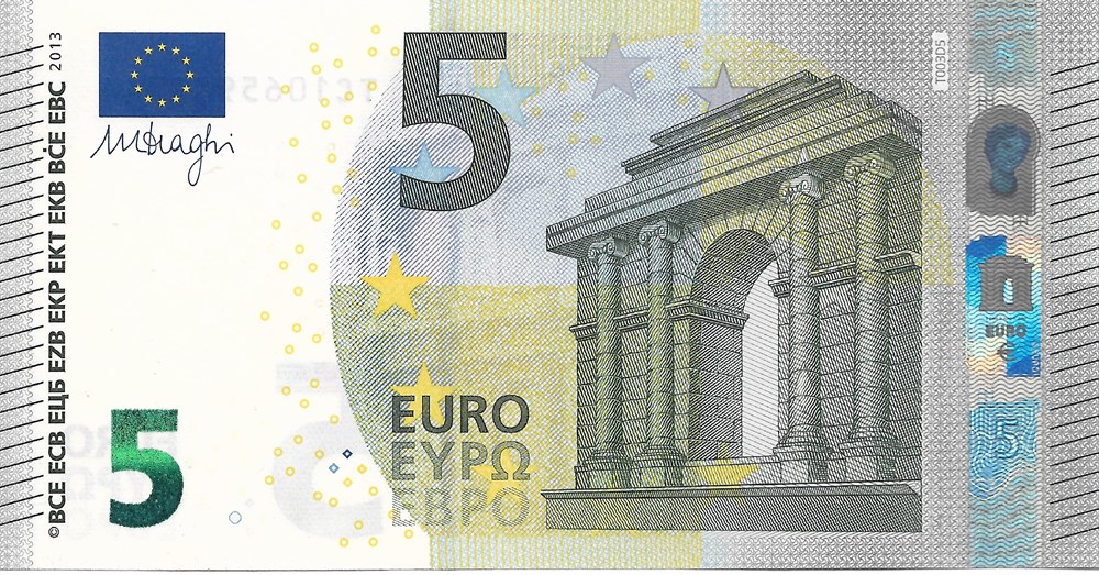 5 euros billets europe irlande 5 euros