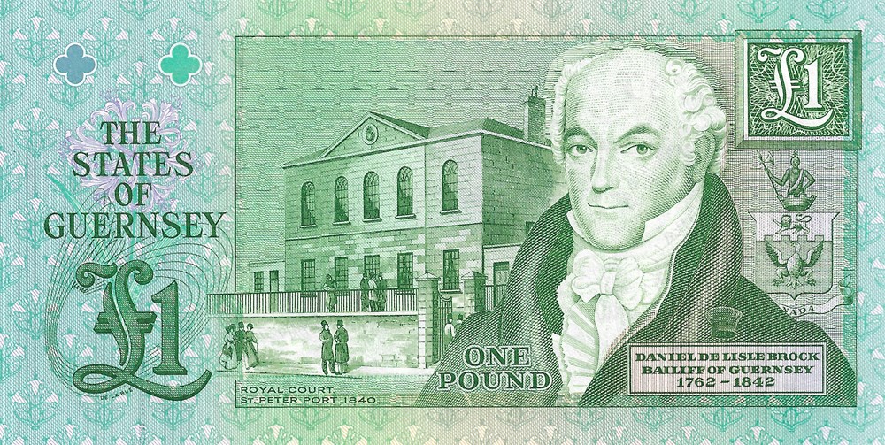 billets europe guernesey 1 livre