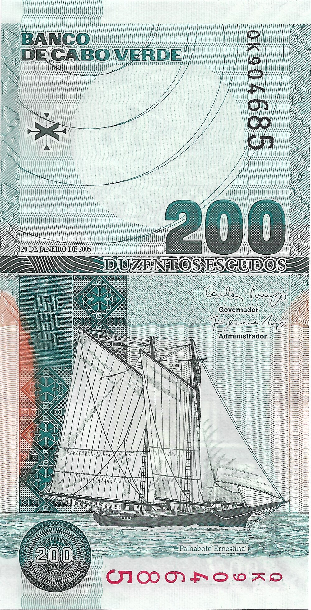 200 escudos billets afrique cap vert 200 escudos