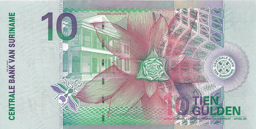 billets amerique du sud suriname 10 florins