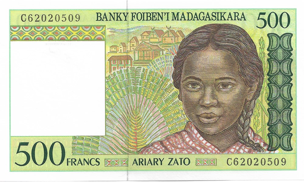 500 francs billets afrique madagascar 500 francs