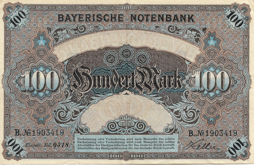 100 marks billets europe allemagne 100 marks