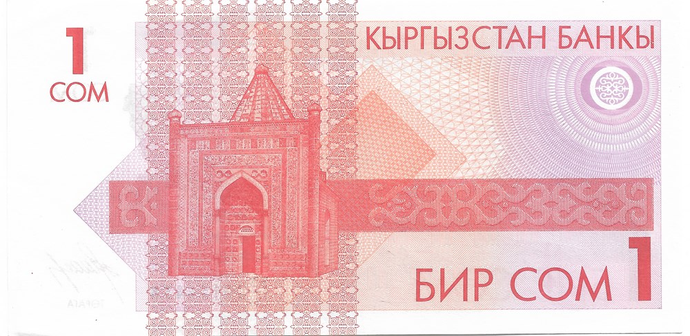 1 som billets asie kirghizistan 1 som