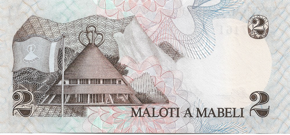 2 maloti billets afrique lesotho 2 maloti