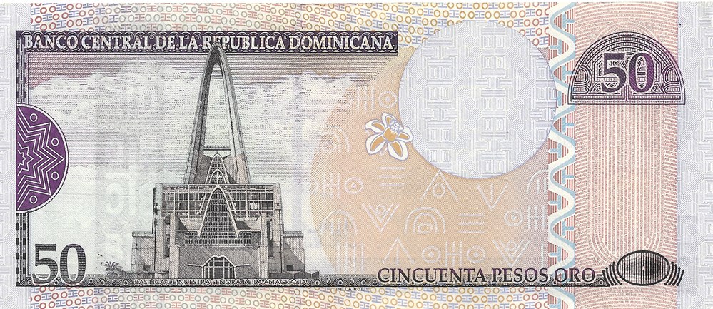 billets amerique centrale et caraibes republique dominicaine 50 pesos or