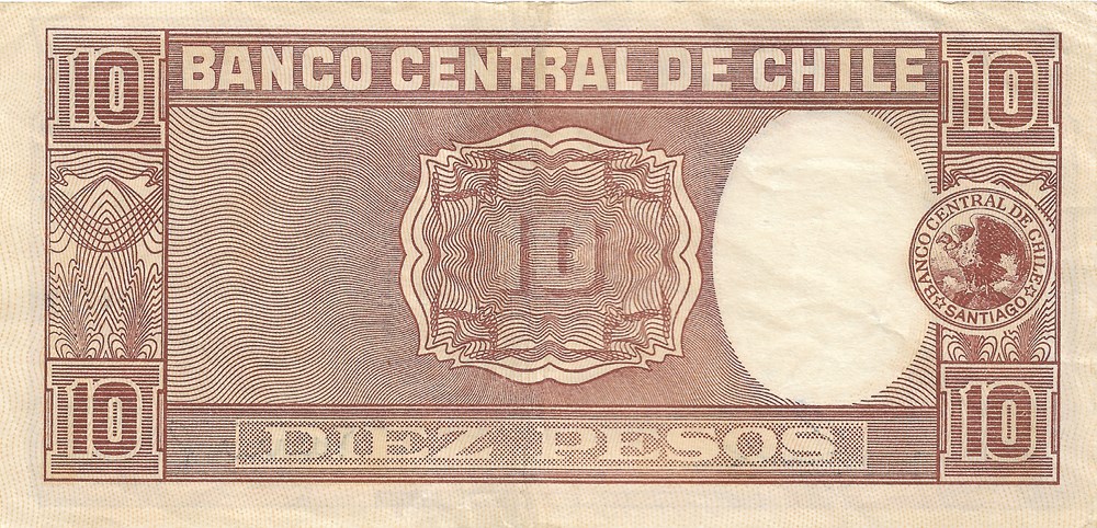 10 pesos ou 1 condor billets amerique du sud chili 10 pesos ou 1 condor