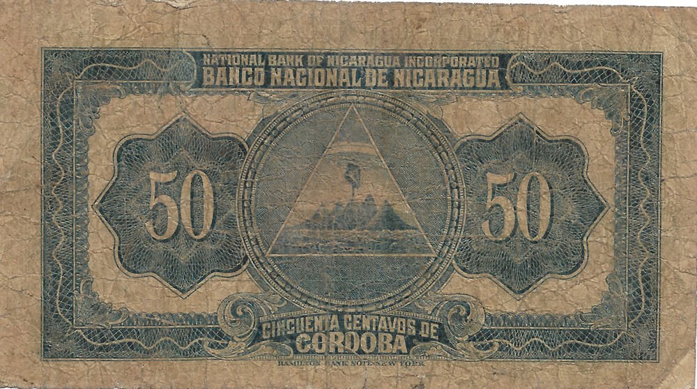 billets amerique centrale et caraibes nicaragua 50 centavos de cordoba
