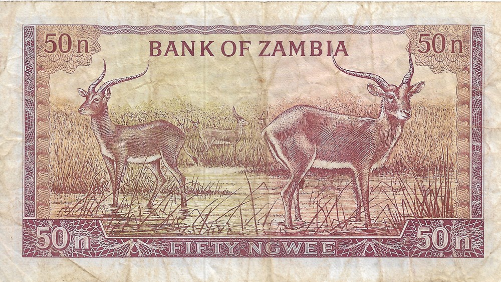 50 ngwee billets afrique zambie 50 ngwee