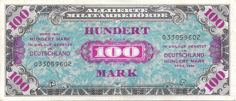 100 marks billets europe allemagne 100 marks