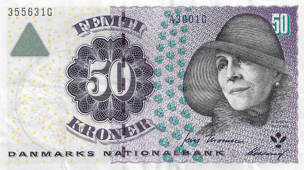 50 couronnes billets europe danemark 50 couronnes