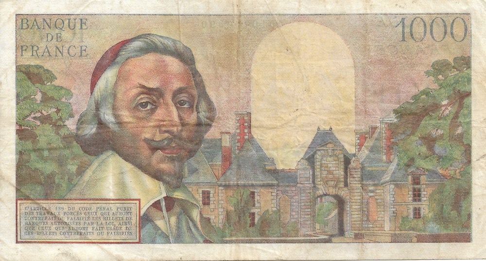 1.000 francs billets europe france 1 000 francs