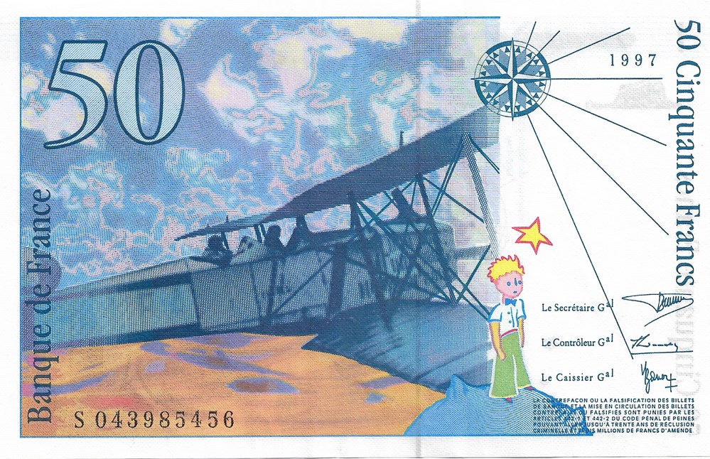 billets europe france 50 francs