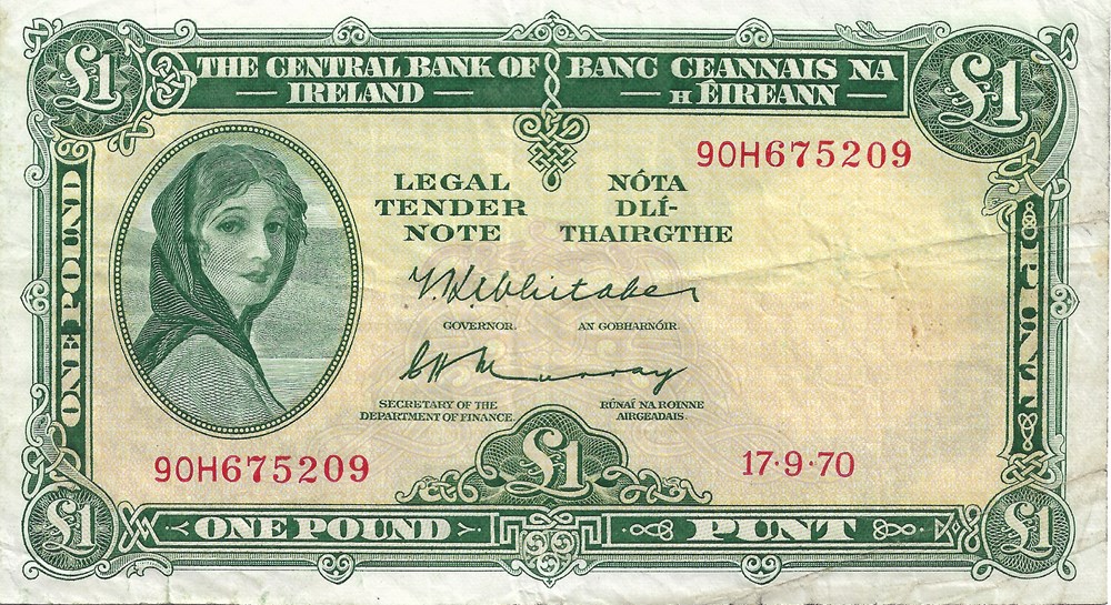 1 livre billets europe irlande 1 livre