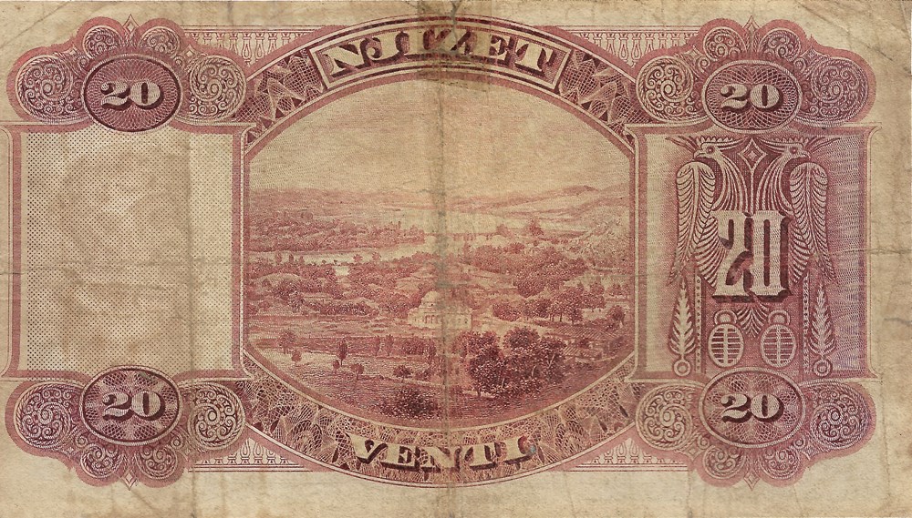 20 francs or billets europe albanie 20 francs or