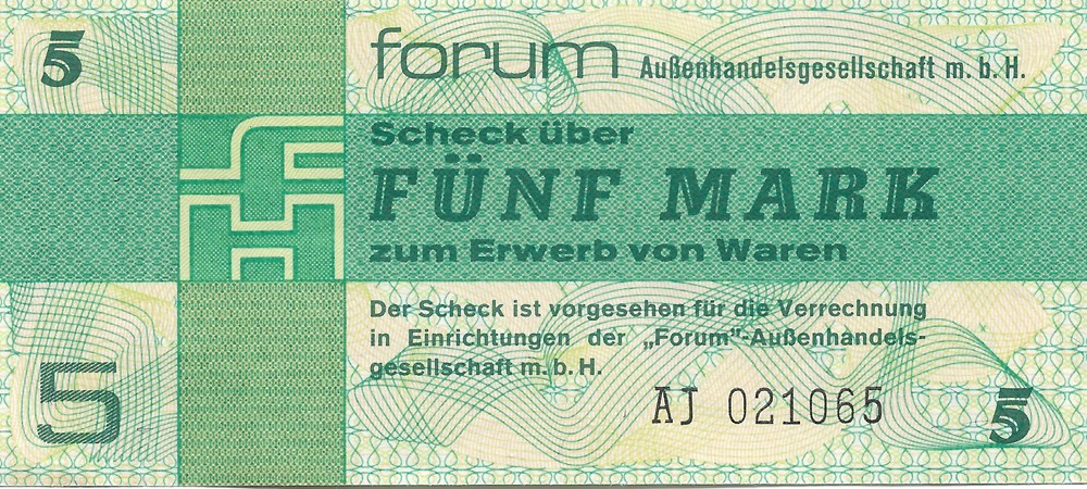 billets europe allemagne 5 marks certificat pour l achat de produits de l ouest