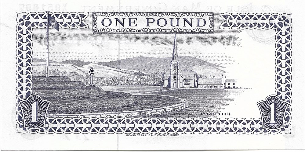 1 livre billets europe ile de man 1 livre
