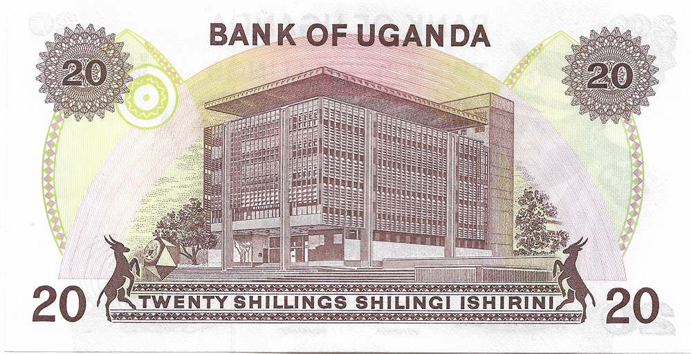 20 shillings billets afrique ouganda 20 shillings