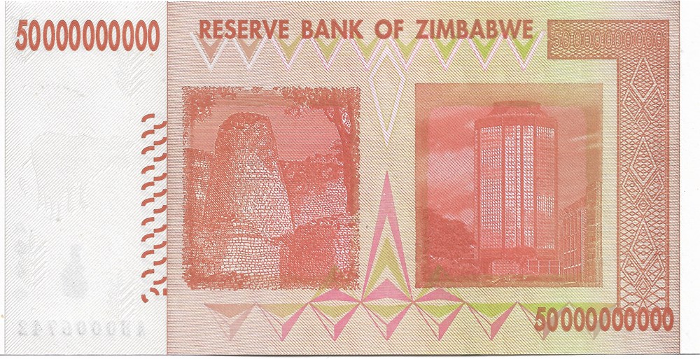50.000.000.000 dollars billets afrique zimbabwe 50 000 000 000 dollars