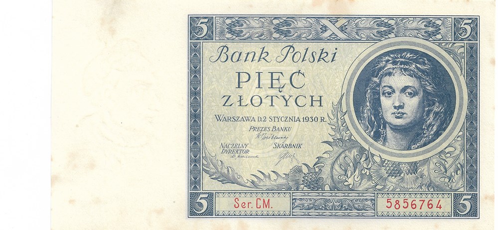 5 zloty billets europe pologne 5 zloty