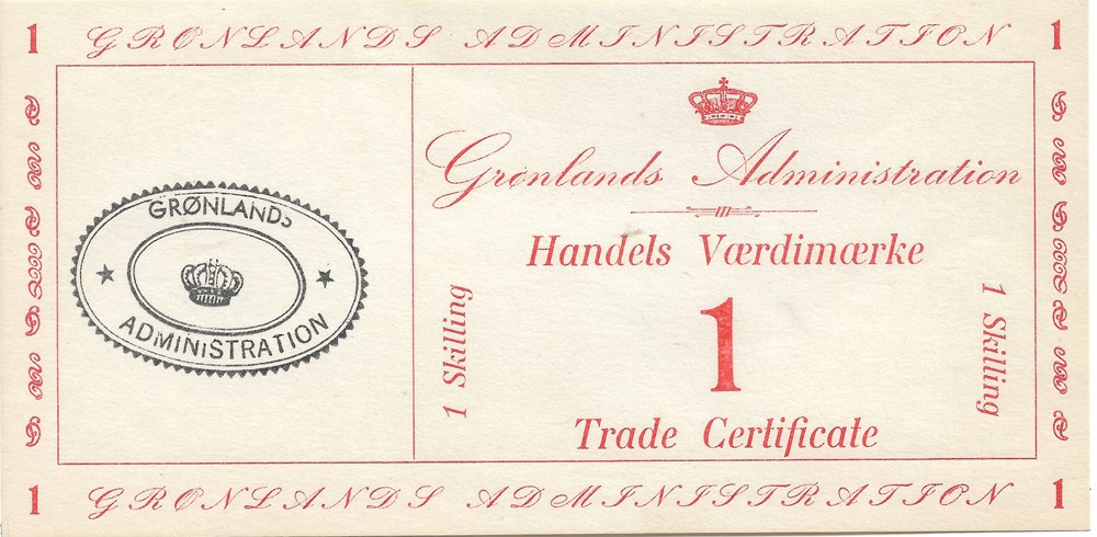 1 skilling billets amerique du nord groenland 1 skilling
