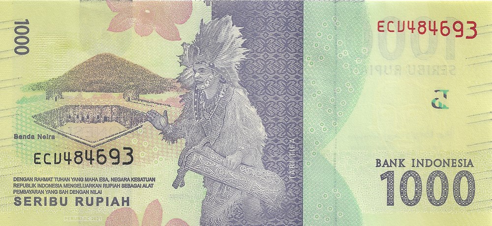 1.000 roupies billets asie indonesie 1 000 roupies