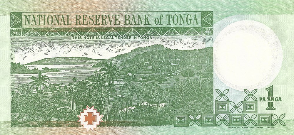 1 pa’anga billets oceanie tonga 1 pa anga