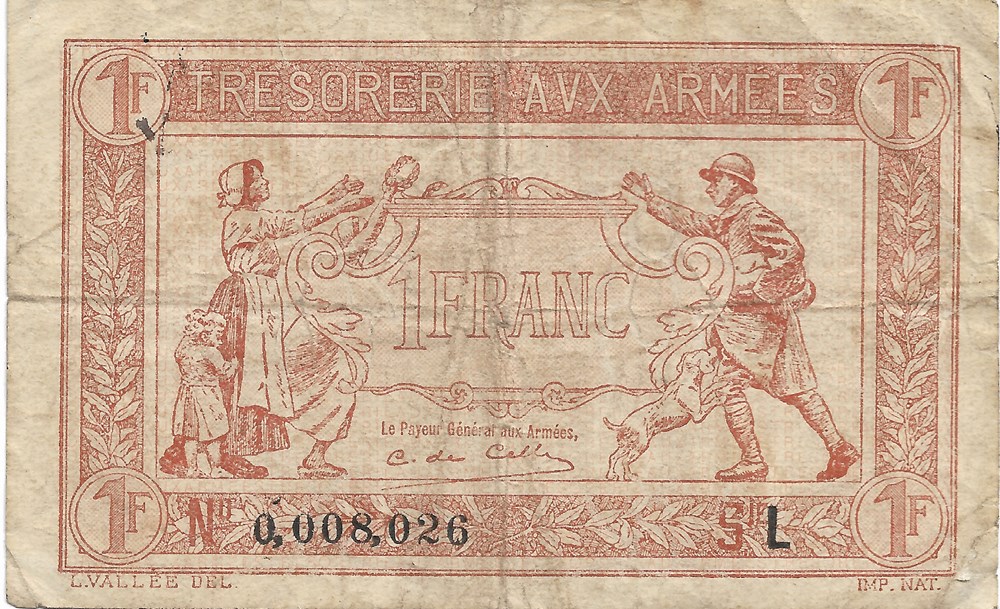 1 franc billets europe france 1 franc